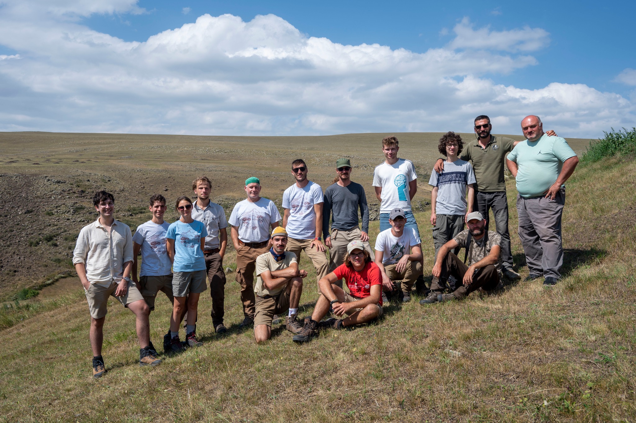 Hungarian Georgian team group photo